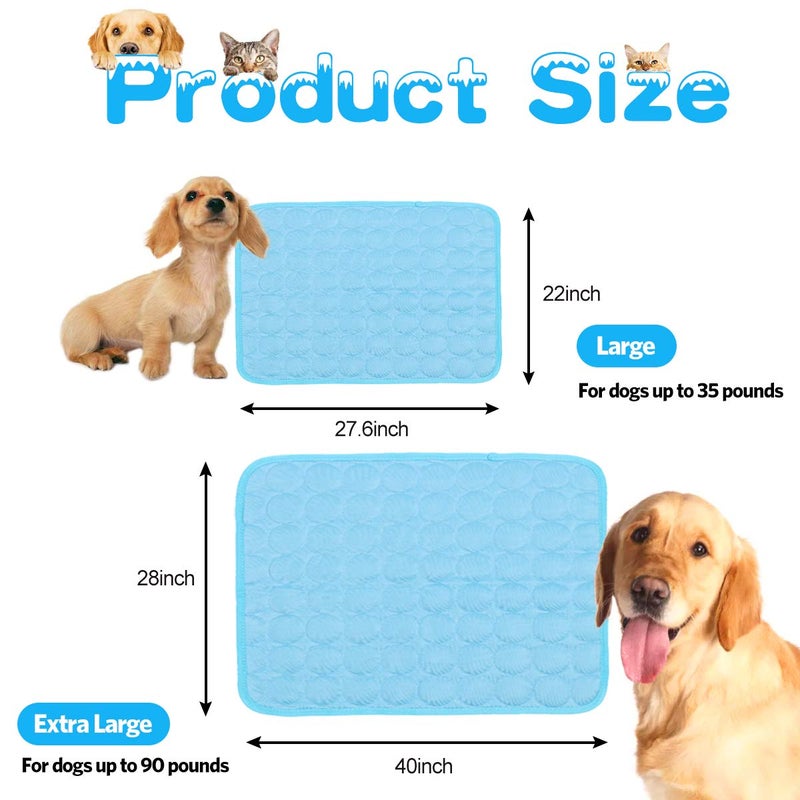 aingycy Dog Cooling Mat Pet Cooling Pads Dogs & Cats Pet Cooling Blanket for Outdoor Car Seats Beds (22IN*28IN) - Image 2